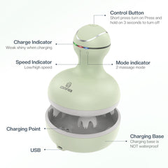 Compact mug-sized COMFIER massager fits small spaces and travel