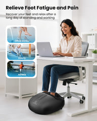 COMFIER heated foot massager warming arches for cozy comfort.
