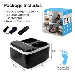 COMFIER Shiatsu Foot Massager quiet mode enables peaceful sessions