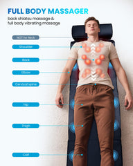 COMFIER mat features eight vibration motors for targeted relaxation