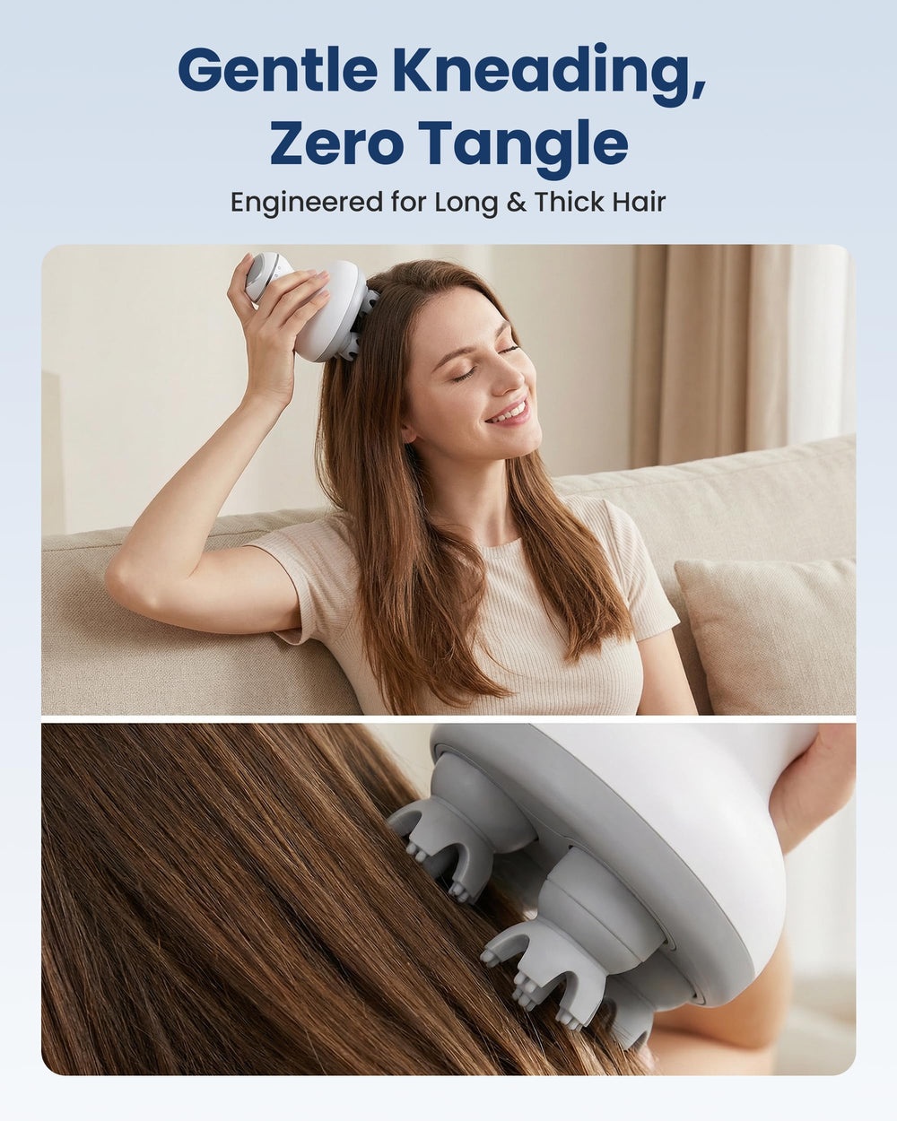 COMFIER shower use scalp massager for convenient cleansing sessions