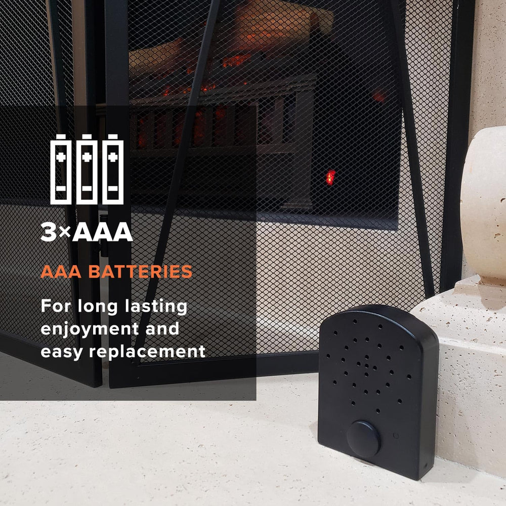 Batteries included and ready, CS-FC compact design saves space