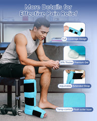 Comfytemp running-friendly wrap with three adjustable straps stays in place.