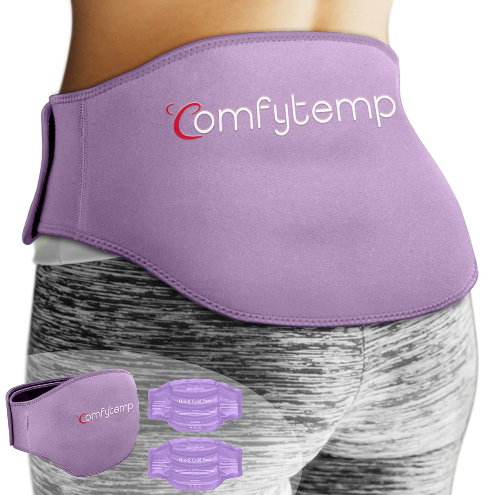 Comfytemp back ice pack therapy offers targeted support for sore lower back pain.