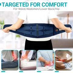 Comfytemp battery-powered portable heating pad ready for on-the-go warmth.