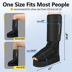 Comfytemp compact portable leg massager in a small space