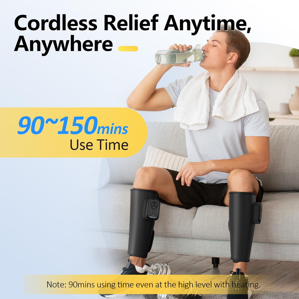 comfytemp cordless calf massager three modes offer personalized massage experiences