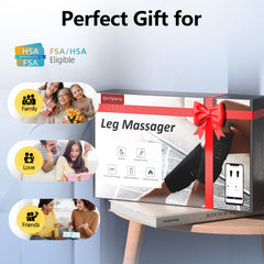 comfytemp cordless calf massager app option unlocks advanced settings and timers