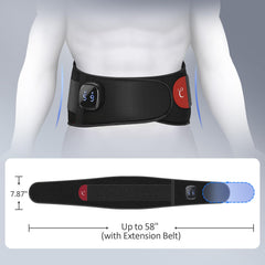Comfytemp adjustable strap extends to 58 inches for versatile wear.