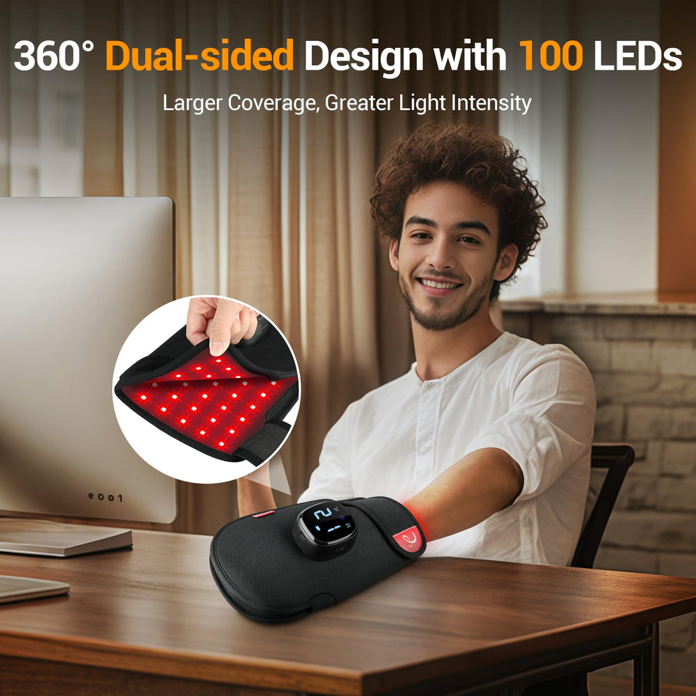 Comfytemp glove demonstrates wrist and hand coverage with secure fit.