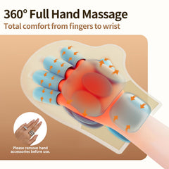 Comfytemp Hand Massager demonstrating palm heat therapy for soothing warmth.