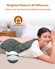 Three heat levels give customizable warmth for daily relaxation.