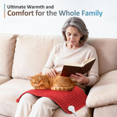 Comfytemp heating pad safety with durable wiring for worry-free sessions.