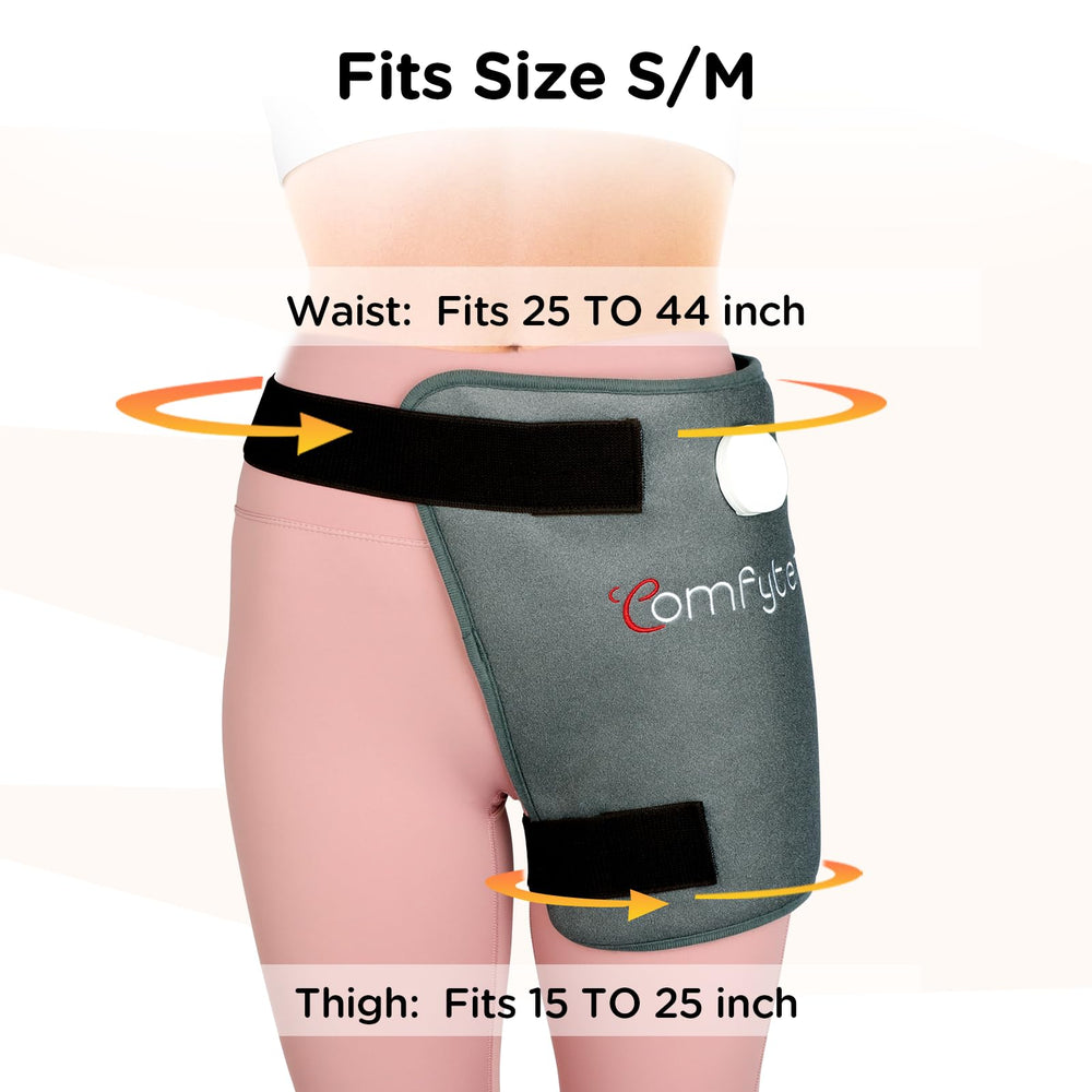 Comfytemp hip brace adjustable-fit offers flexible support for daily movement.