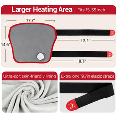 Comfytemp long wrap with dual straps supports versatile use.