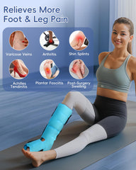 Comfytemp one-size-fits-all design fits most calves and ankles.