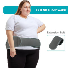 Comfytemp portable wearable heating pad stays secure during activity.