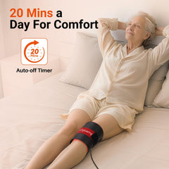Comfytemp red light wrap around ankles and calves delivers targeted warmth.