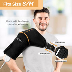 Comfytemp adjustable-fit strap secures comfortable wear on the torso.
