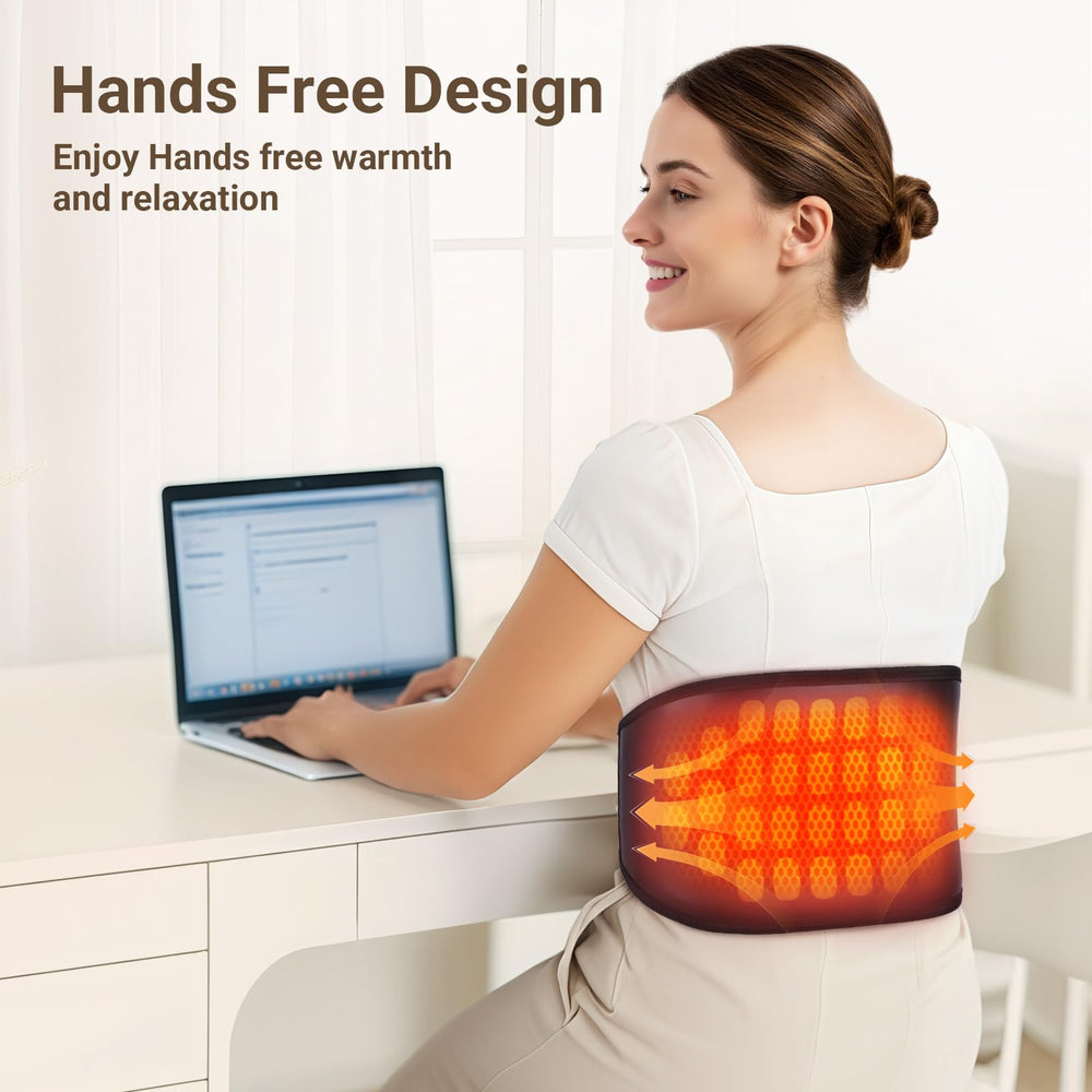 Comfytemp skin-friendly leather exterior and safety layers for safe use.