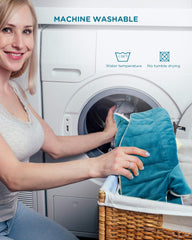 Comfytemp soft flannel cover feels luxurious and is machine-washable