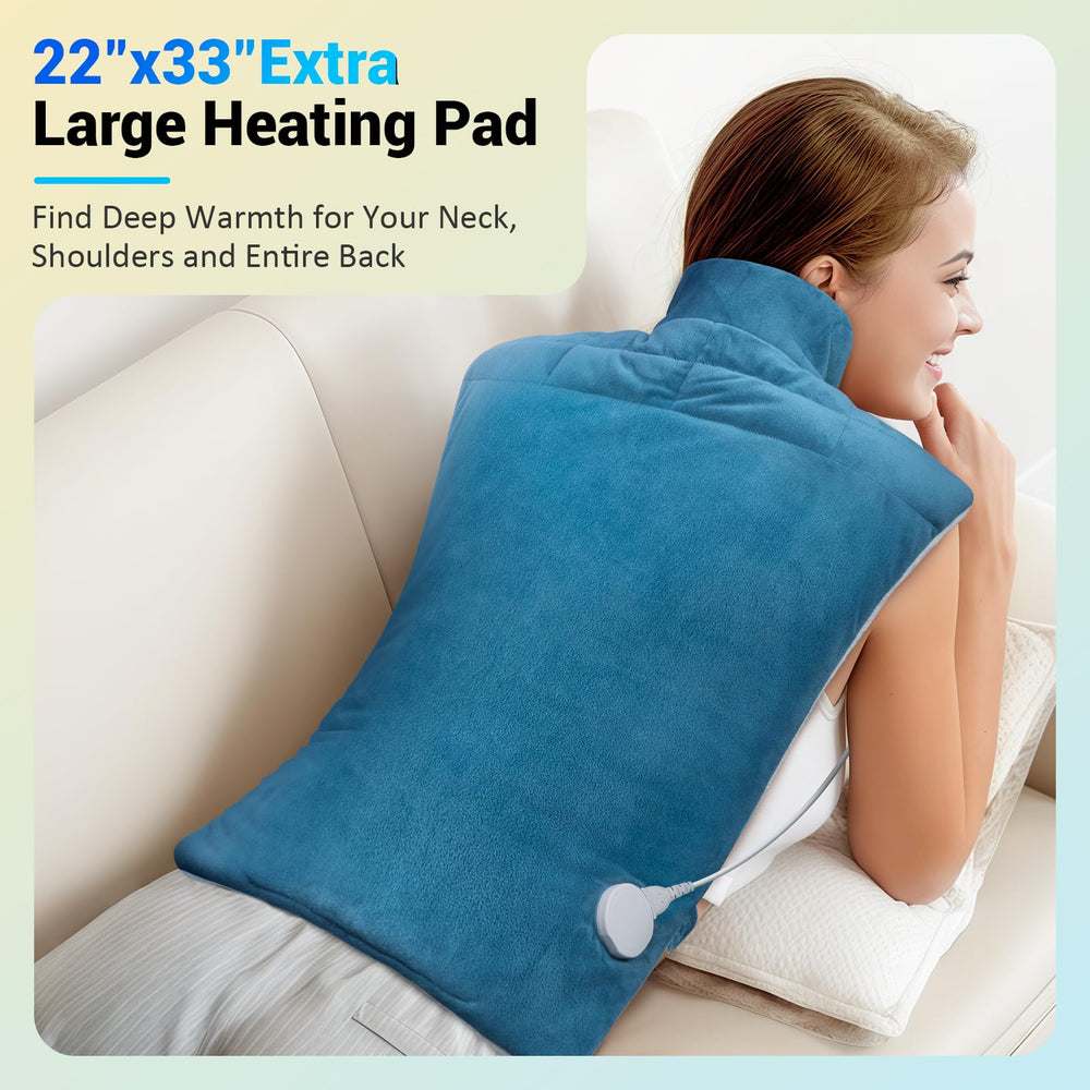 Comfytemp three heat settings let you personalize warmth levels.