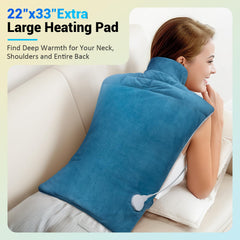 Comfytemp three heat settings let you personalize warmth levels.
