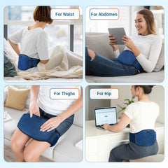 Comfytemp ultra-soft contact surface delivers even heat with gentle massage