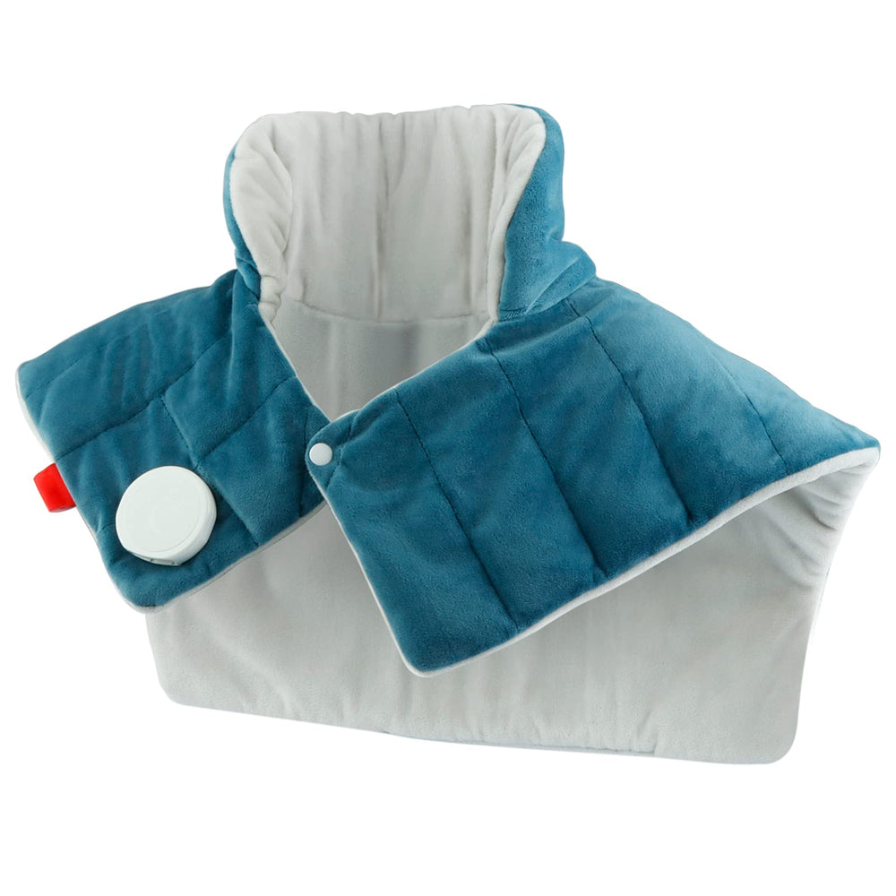 Comfytemp weighted heating pad for neck and shoulders delivers soothing warmth after activity