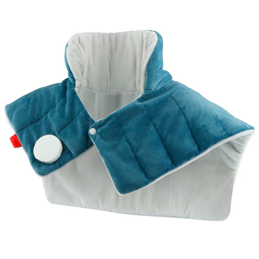 Comfytemp weighted heating pad for neck and shoulders delivers soothing warmth after activity