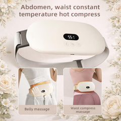 ComfyWon heating pad with vibration adds gentle massage for relaxation during cramps.