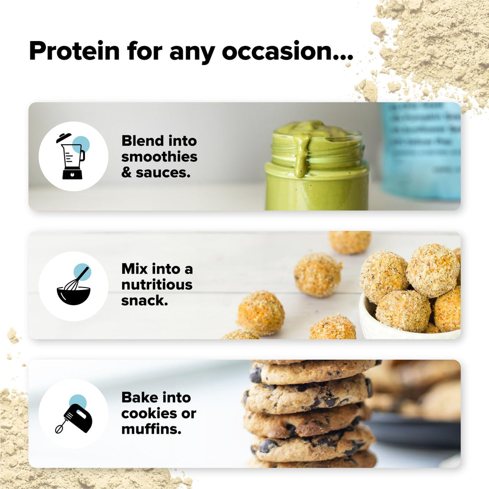 Complement Organic Unflavored Protein Powder with 15g protein per serving suits athletes and busy days