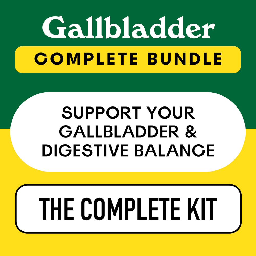 Complete Natural Products Gallbladder Cleanse label detail notes organic ingredients and digestive support.
