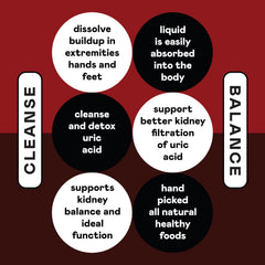 Certification badge for Complete Natural Products Uric Acid Complete kosher and organic.