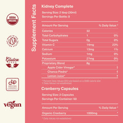 Complete Natural Urinary Tract Bundle bottle close-up, highlighting quick absorption.