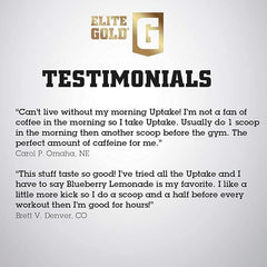 Complete Nutrition Elite Gold Amino Uptake shaker with blueberry lemonade drink.