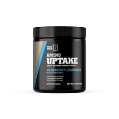 Complete Nutrition Elite Gold Amino Uptake tub in gym bag.