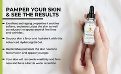 Complete Skin Solutions B5 Gel with Hyaluronic Acid emphasizes moisture for plump-looking skin
