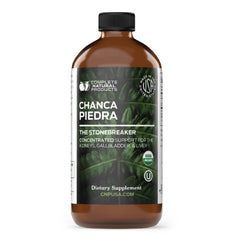 Complete Natural Products Chanca Piedra bottle with organic extract for kidney support.