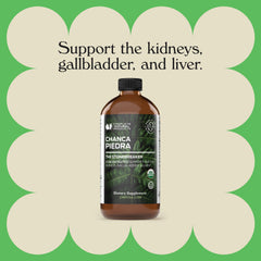 Organic sourcing imagery for Complete Natural Products Chanca Piedra concentrate.