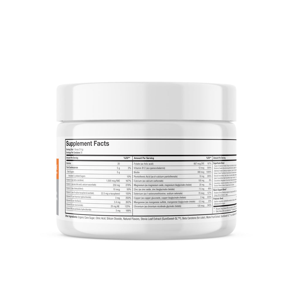 Reclaim Multi Pure scoop dispensing powder for daily supplementation