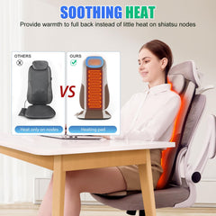 Comrelax massager with strap secures a snug fit on any chair.
