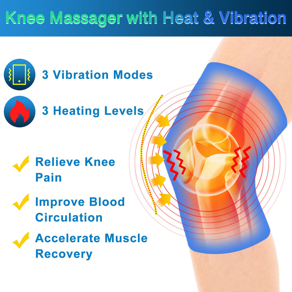 Comrelax knee wrap with smart timer for safe, unattended use