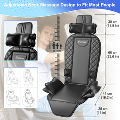 comrelax seat-massager size compatibility fits heights 5'1" to 6'1"