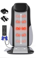 Comrelax back massager with heat ball delivers soothing warmth.