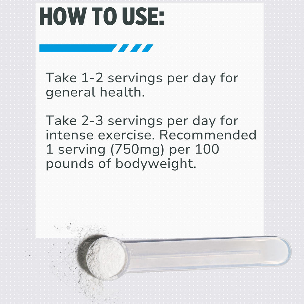 CON-CRET Creatine HCl powder being mixed in liquid for quick intake