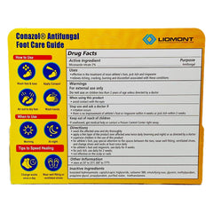 Conazol cream being applied on skin shows easy, convenient use.