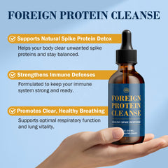Conception for Her Foreign Protein Cleanse dropper enables easy, accurate dosing for routine use