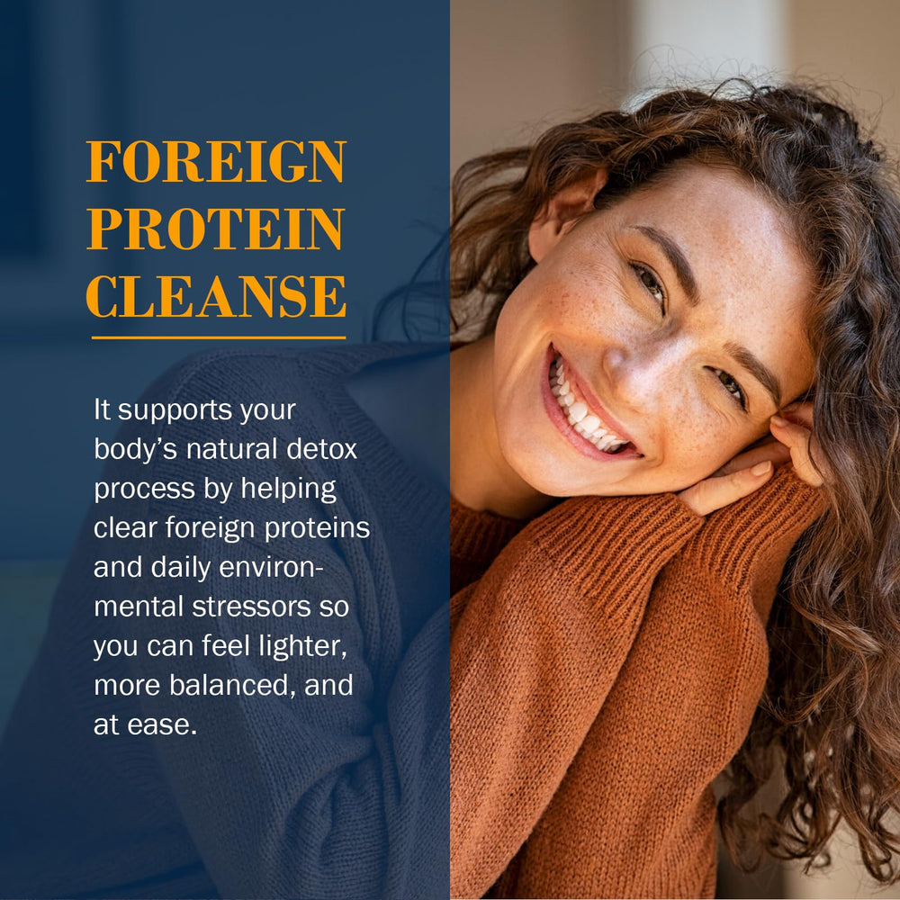 Conception for Her Foreign Protein Cleanse label highlights botanicals for immune and respiratory balance