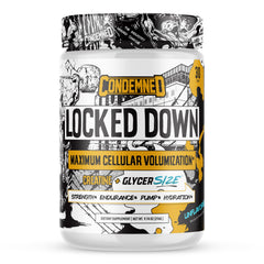 CONDEMNED Labz Locked Down bottle ready for workouts hydration.